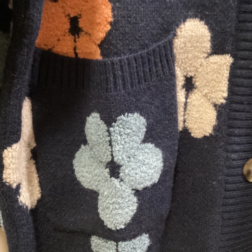 SAACHI Floral Buttoned Cardigan, One size - Picture 8 of 14